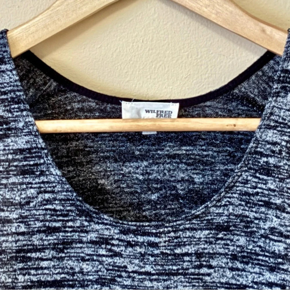Wilfred| Aritzia Dark Heather Grey Knit Tank Top Tunic Size  US Small - Picture 1 of 6